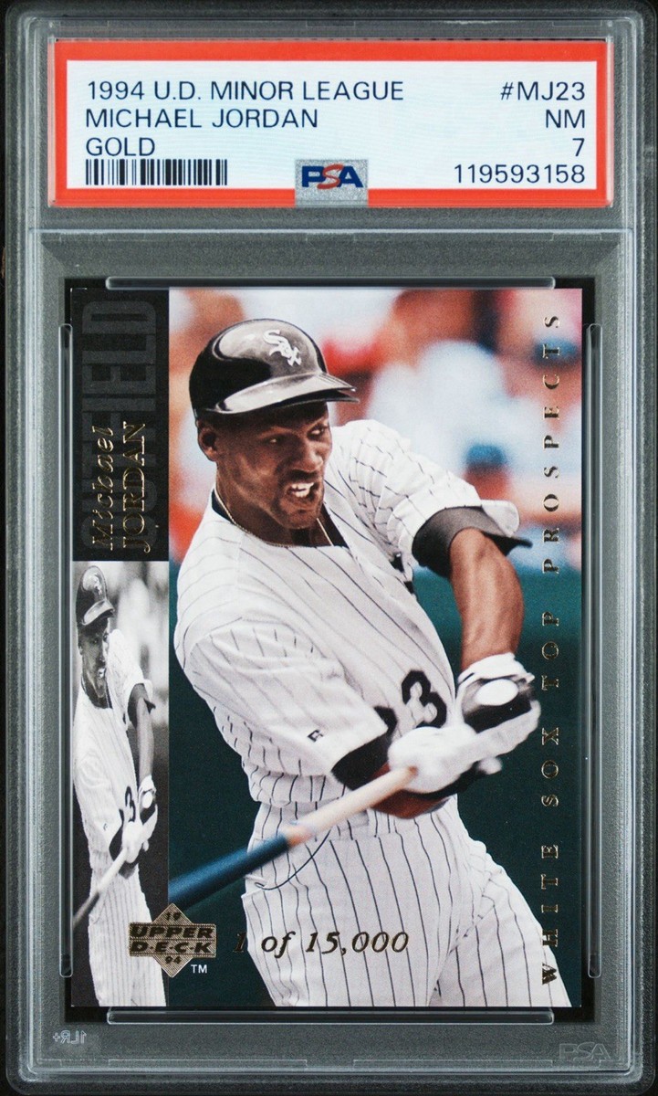 MICHAEL JORDAN 1993 Upper Deck Gold Baseball Card #MJ23 White Sox