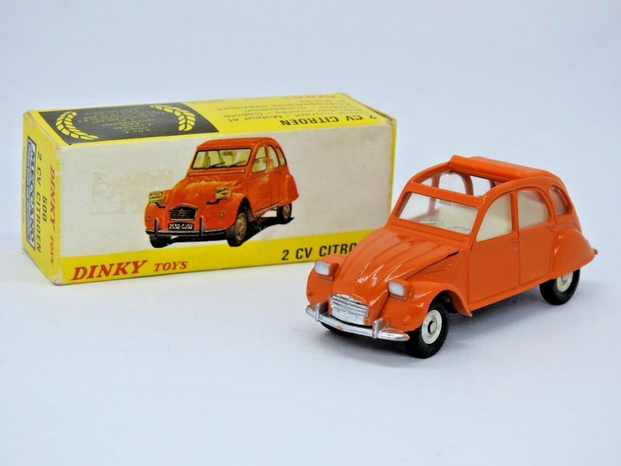 Dinky 500, Citroen 2CV made in spain - Free Price Guide & Review