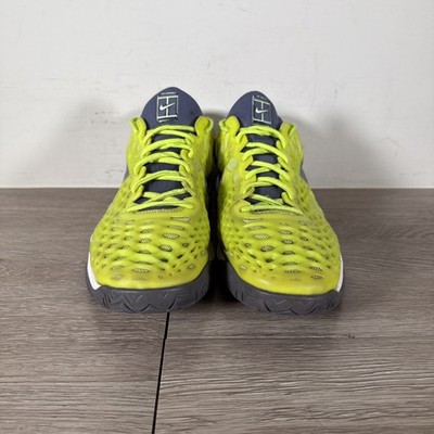 Nike Zoom Cage 3 Volt Glow Rafa Nadal Mens Size 11.5 Tennis Shoes
