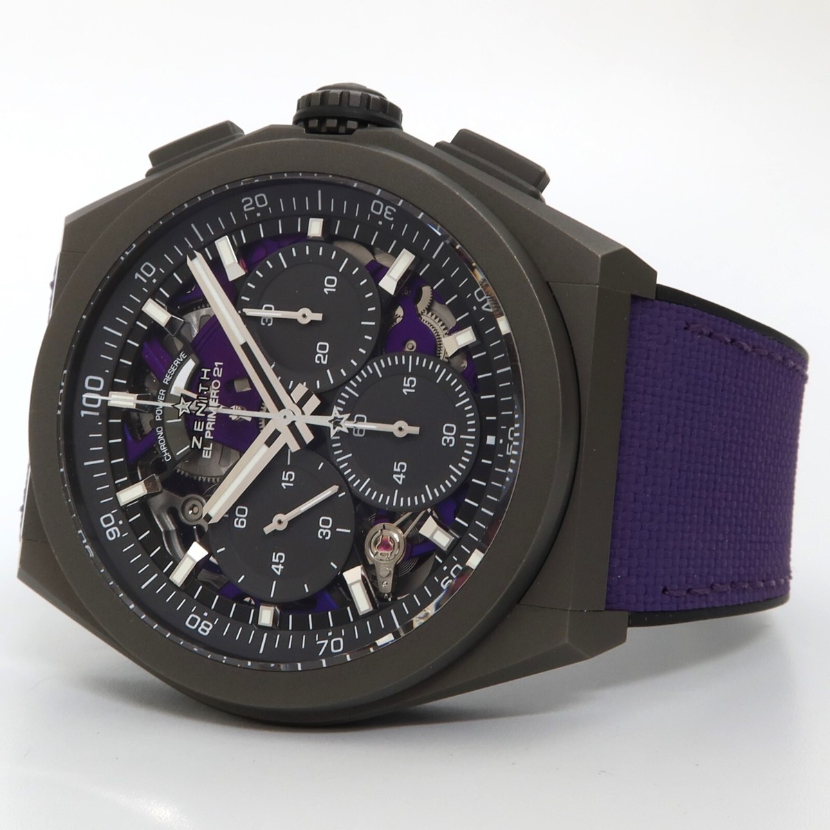 Zenith Defy El Primero 21 Ultraviolet Chronograph Titanium 97.9001