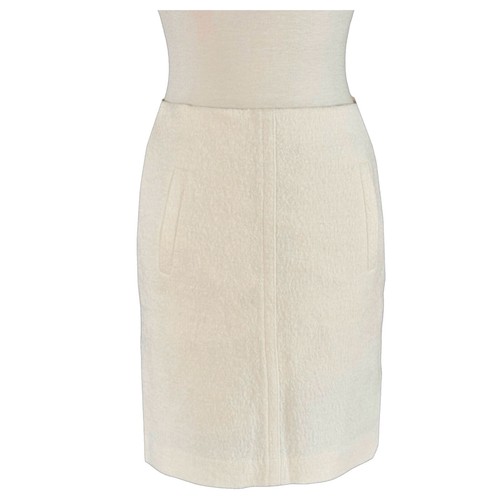 Vintage Céline Women's Skirt, Sz 46 FR / 29 US, Black Woolen