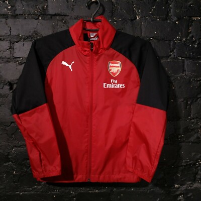Arsenal 2017/18 Junior Rain Training Jacket Puma 751721 Red Size
