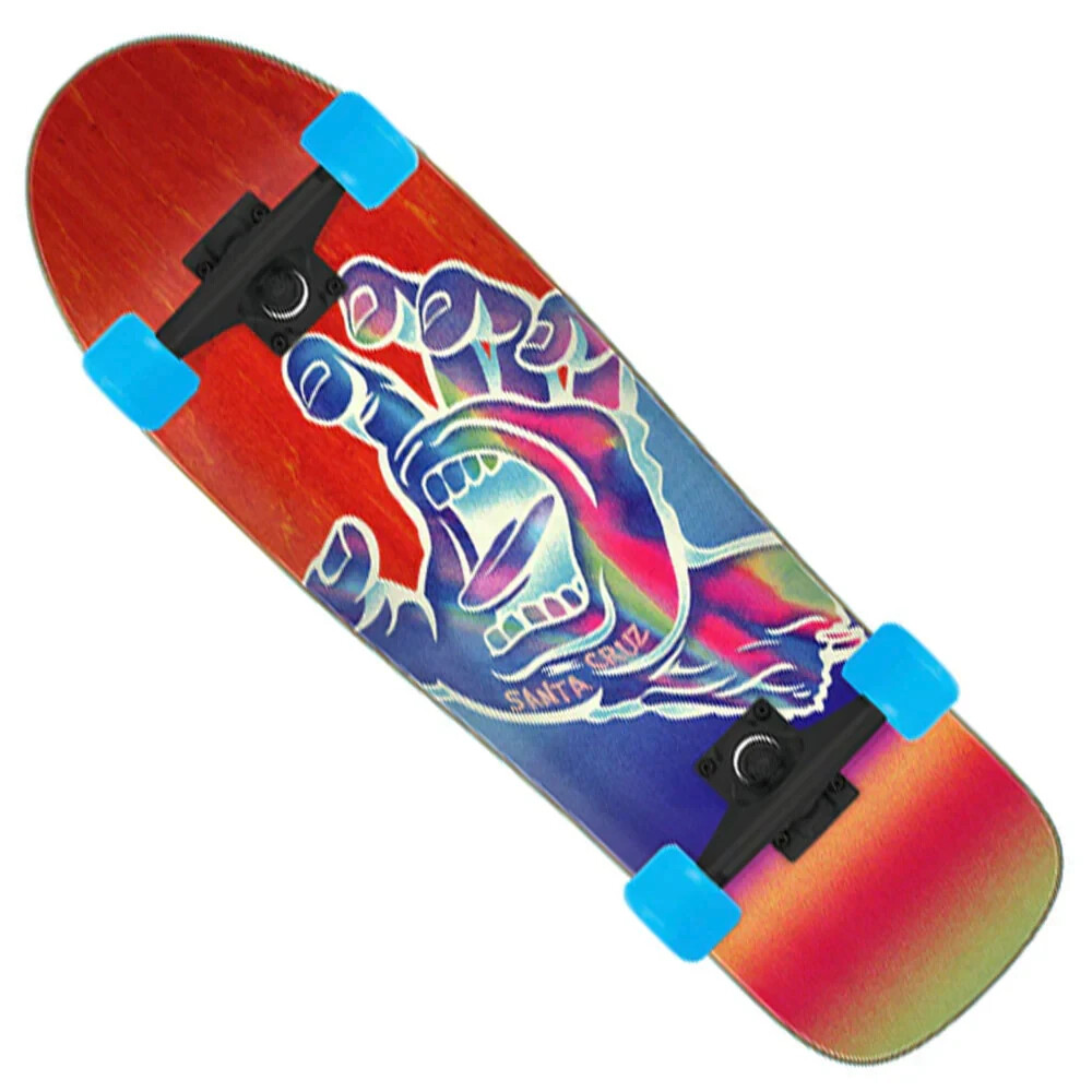 Santa Cruz Iridescent Hand 80's old school Cruiser Complete