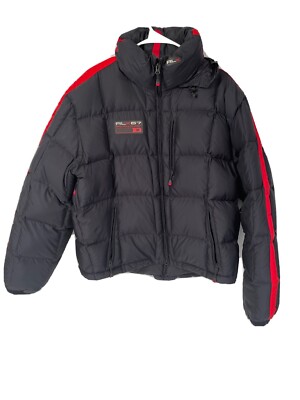 Polo Ralph Lauren RLX Puffer Down Jacket Winter Quilted Black Mens