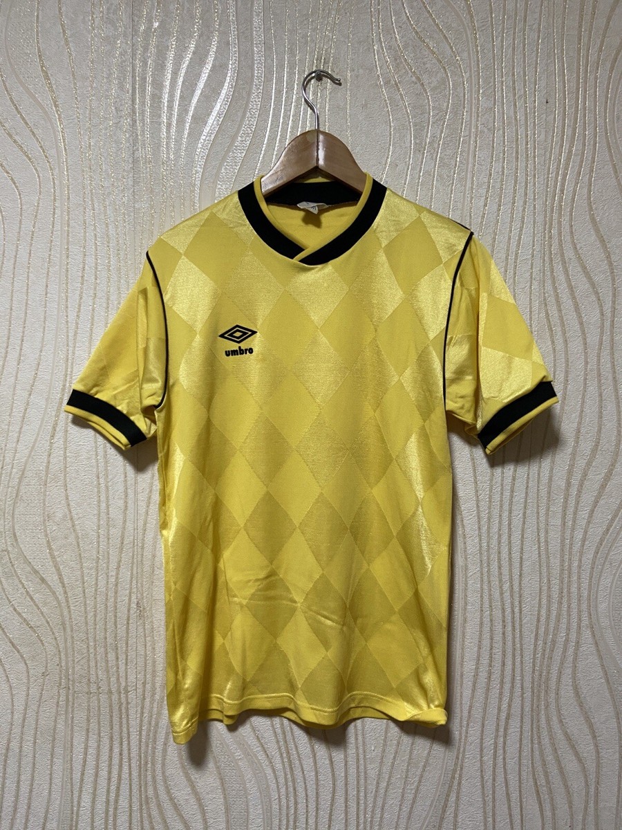 1980s 1990s UMBRO TEMPLATE SHIRT JERSEY sz S MEN YELLOW VINTAGE | eBay