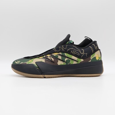 JH6358 A BATHING APE adidas Dame 9 Core Black (Men's) | eBay