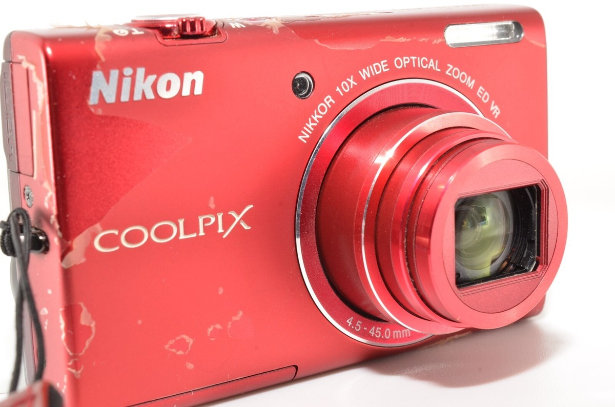 Nikon COOLPIX S6200 16.0MP Digital Camera - Red for sale online | eBay