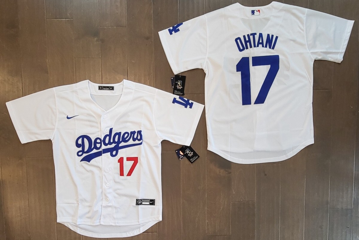 Shohei Ohtani #17 Los Angeles Dodgers Stitched Home White Jersey
