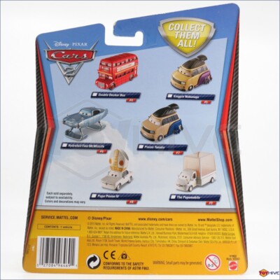 Disney Pixar Cars 2 Popemobile Deluxe diecast #9 by Mattel 2010 | eBay