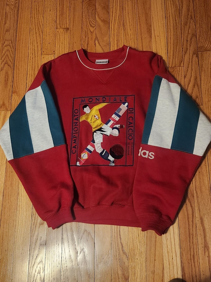 Vintage adidas sweater campionato Mondiale Italia 1990 | eBay