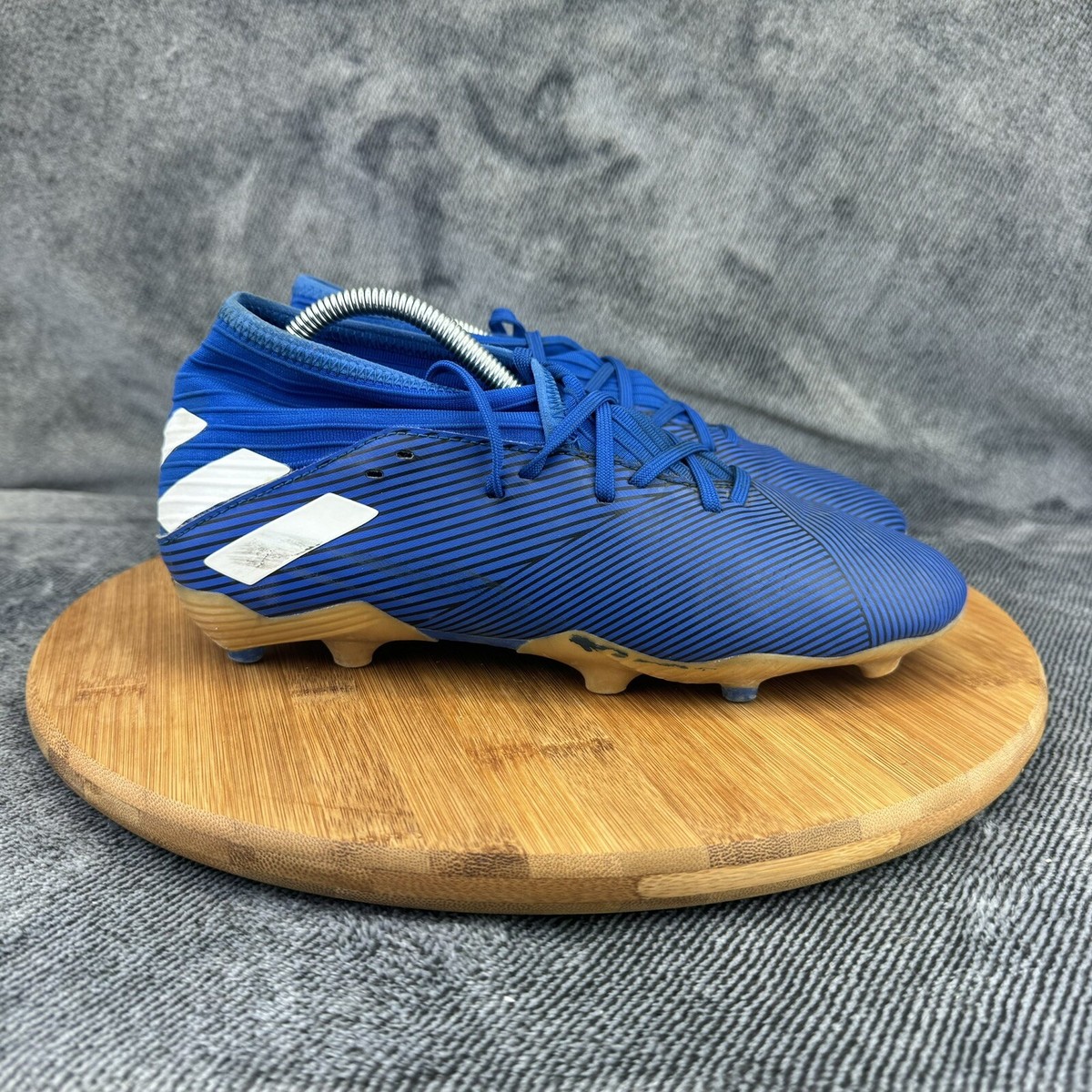 Adidas Nemeziz 19.3 FG Cleats Mens 6 Blue Soccer Pitch Messi