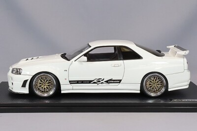 1/18 Ignition Model Nissan Skyline GTR R34 (BNR34) White IG3227 | eBay
