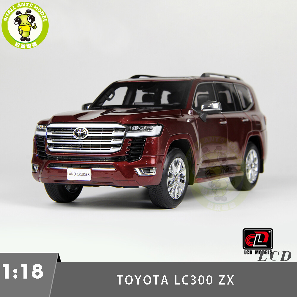 1/18 LCD Toyota Land Cruiser ZX LC300 Red Diecast Model Toy Car | eBay