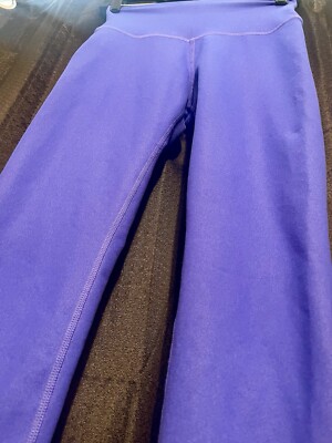 Alo Blue High Rise Leggings Small RN#87370 CA#00803 VN#3158 | eBay