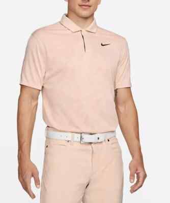 Nike TW Tiger Woods Men's Graphic Polo Shirt Pink Oxford DX6092