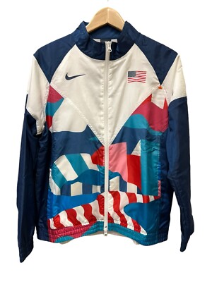 Nike SB x Parra Olympic USA Track Jacket Sample Multi-Color Womens