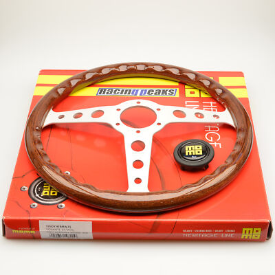 MOMO Indy Heritage steering wheel 350mm SILVER race sport