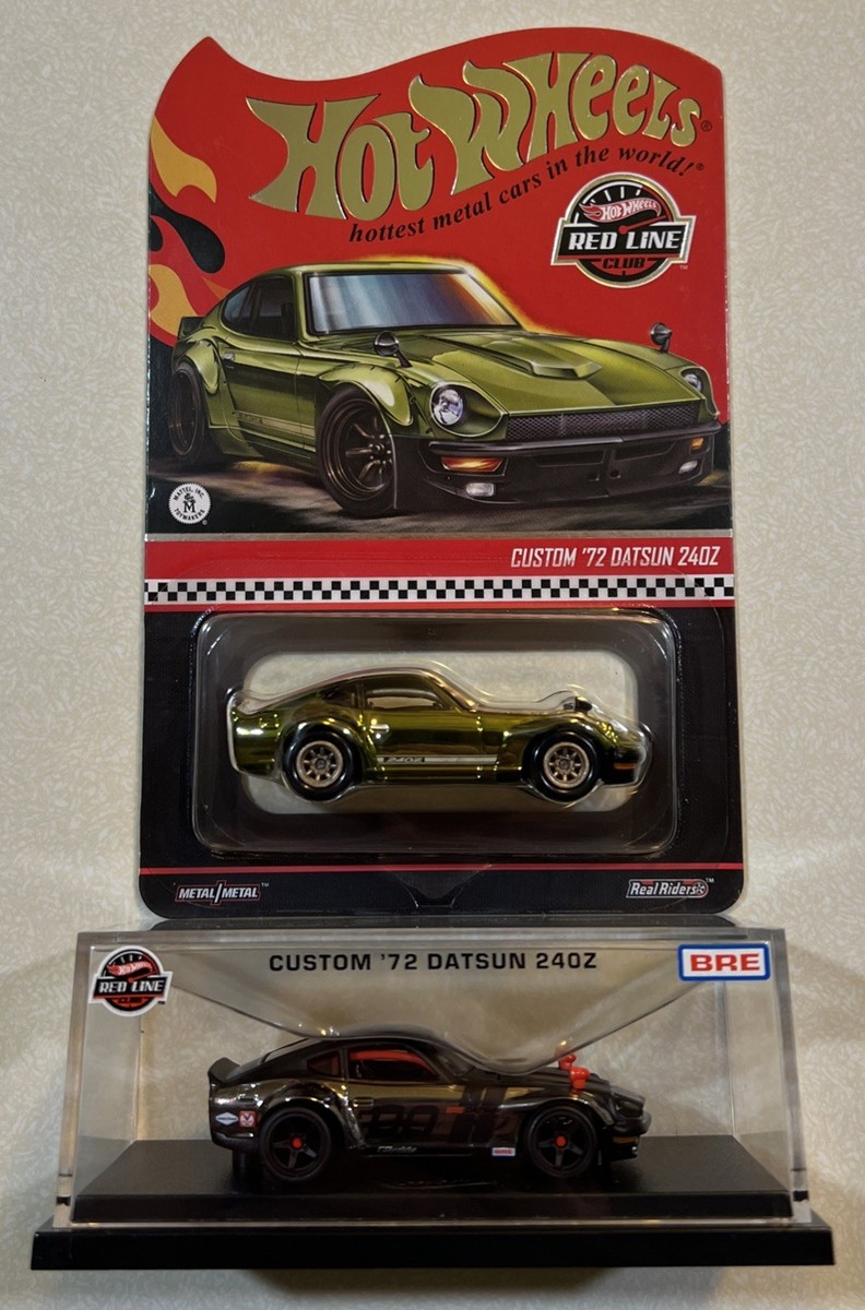 NEW 2025 Hot Wheels RLC Custom '72 Datsun 240Z BRE & GREEN LOT 2