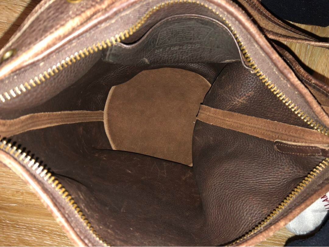 Extremely Rare Suede Made In USA Old Coach 9010 Shoulder Bag Brown