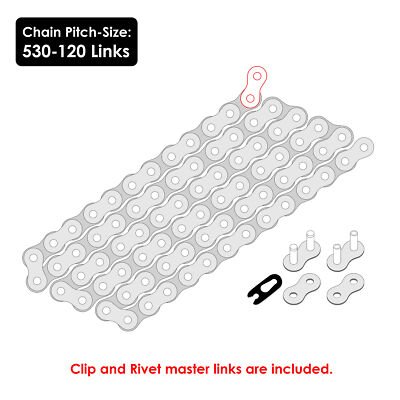 1998-2001 Kawasaki ZX9R Ninja ZX900 Drive Chain | Caltric | Steel