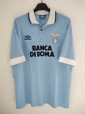 SS LAZIO 1993-1995 camiseta shirt trikot maillot maglia umbro XL