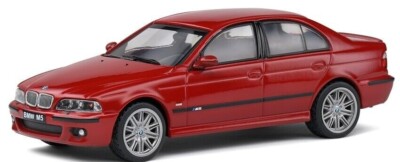 1/43 BMW M5 5.0L V8 32B (E39) 2003 Red Diecast Model Car by Solido