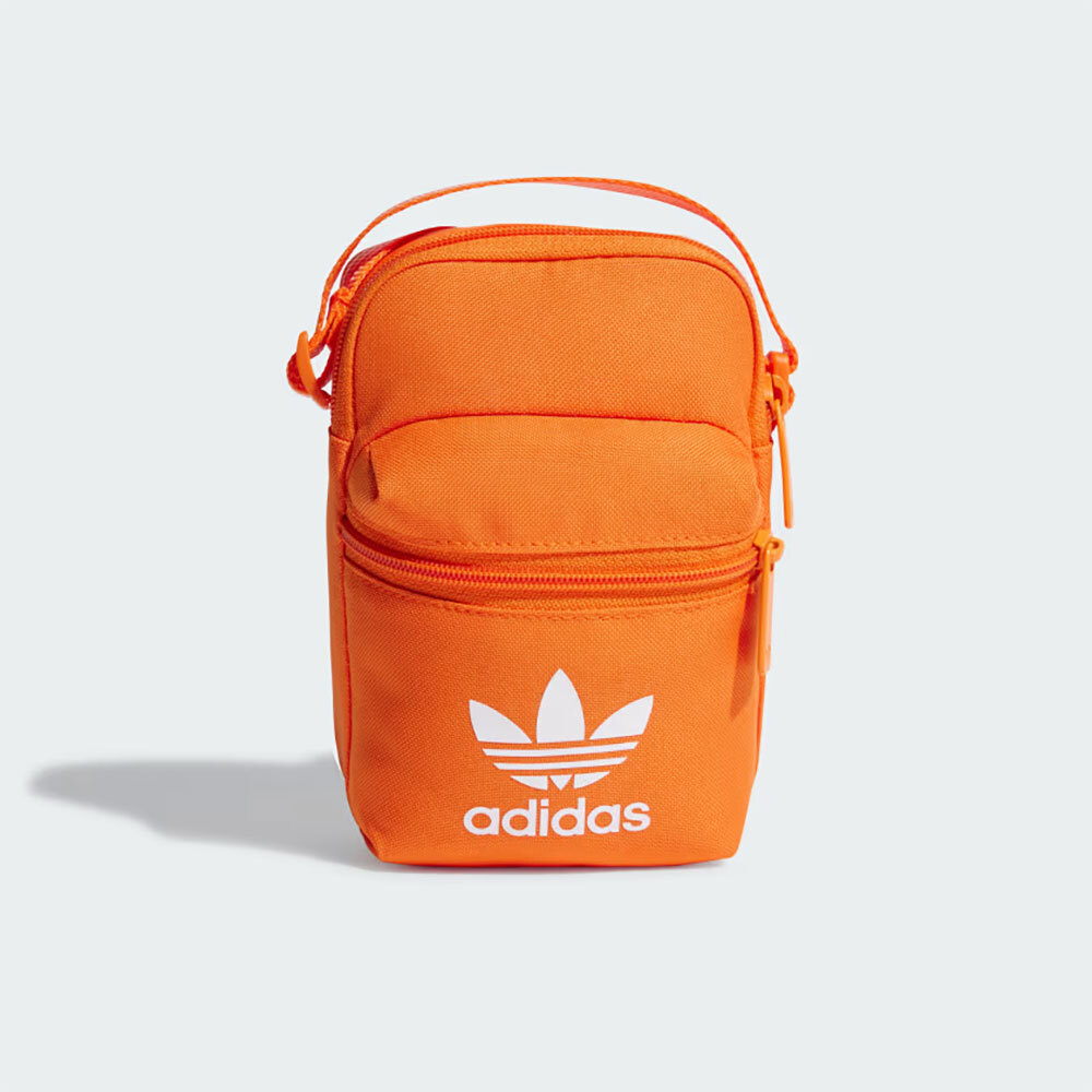 New Adidas Original ADICOLOR CLASSIC FESTIVAL BAG ORANGE / WHITE