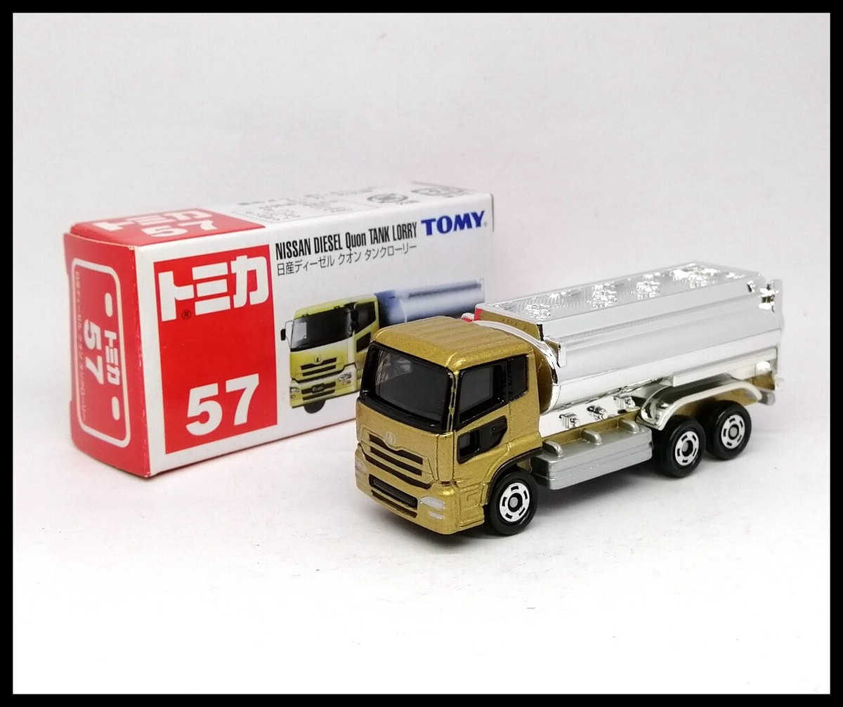 TOMICA 57 NISSAN DIESEL QUON TANK LORRY TOMY NEW DIECAST CAR OIL
