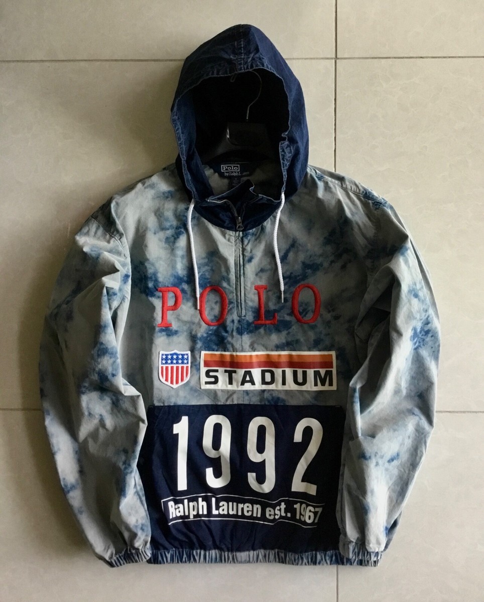 Limited Polo Ralph Lauren Indigo 1992 Stadium P Wing Jacket RRL