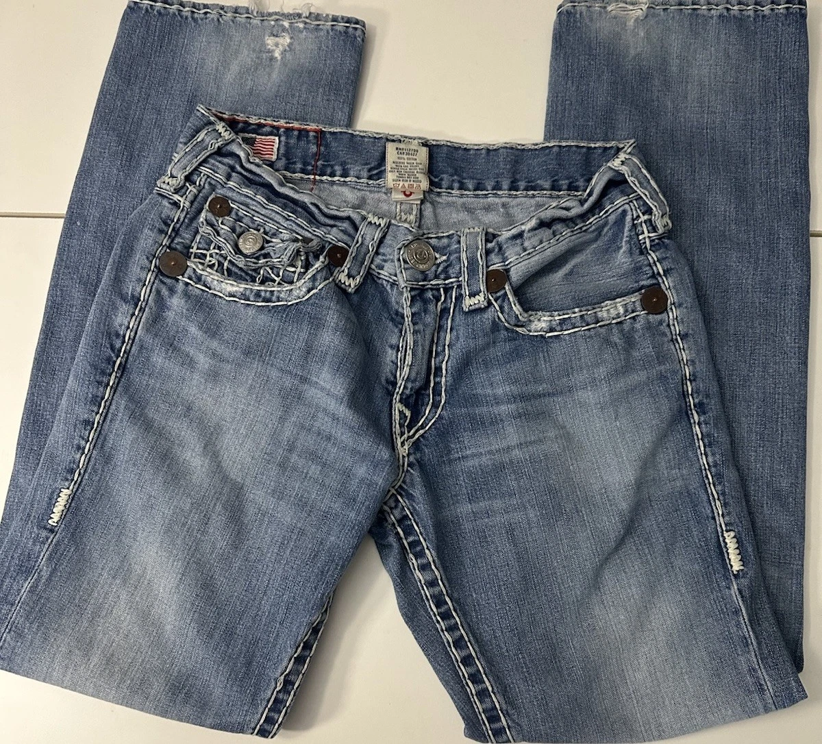 W44】【USA製】【RICKY SUPER T】トゥルーレリジョン ホワイト True