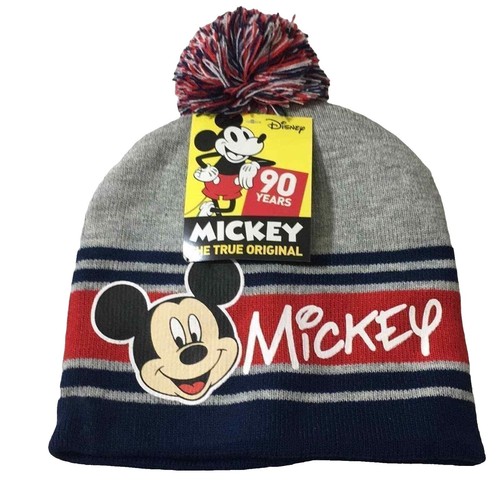 NWT DISNEY × COACH MICKEY MOUSE Signature Rib Knit Beanie Hat Wool