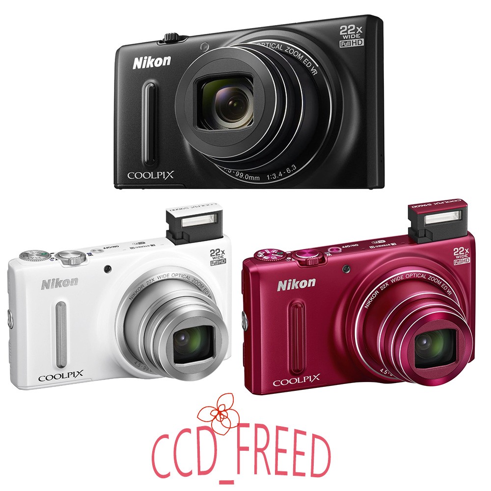 Nikon COOLPIX S9600 Digital Camera 16 MP 22x Optical Zoom Built-in