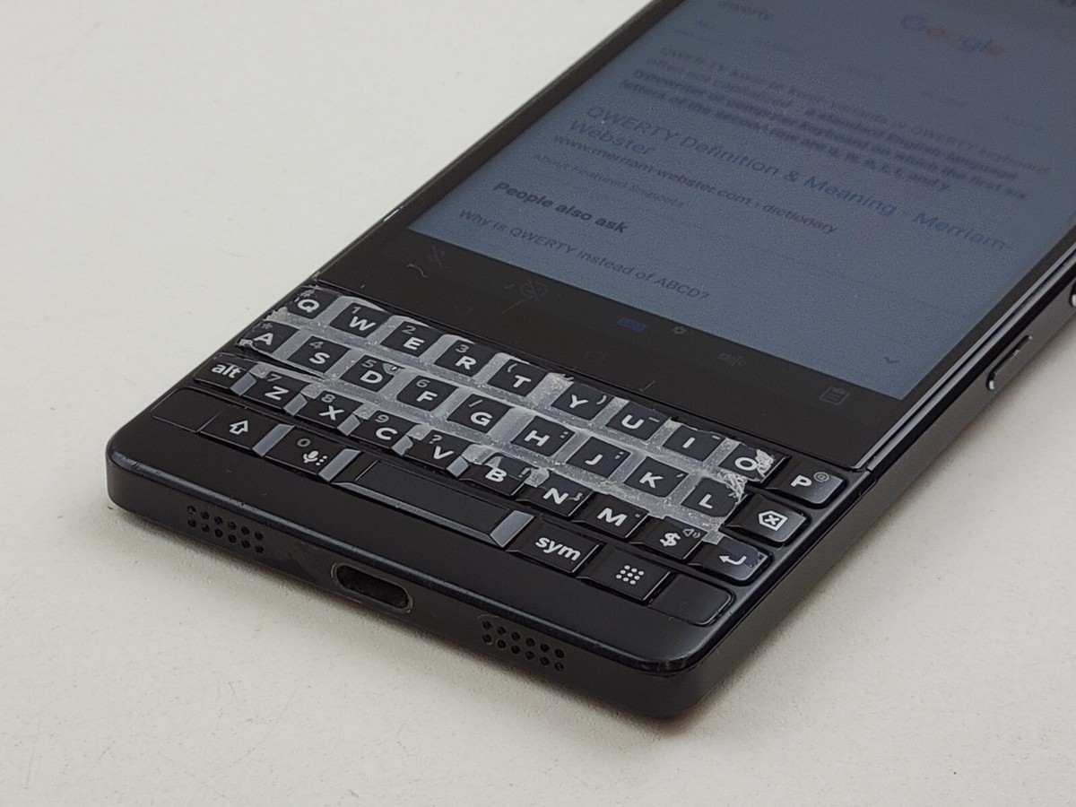 BlackBerry Key2 (BBF100-2) 64GB - Black (GSM Unlocked) - SMALL