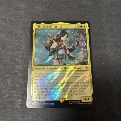 MTG FF 格闘家、ティファ サージ foil PSA10】 MTG FF 格闘家