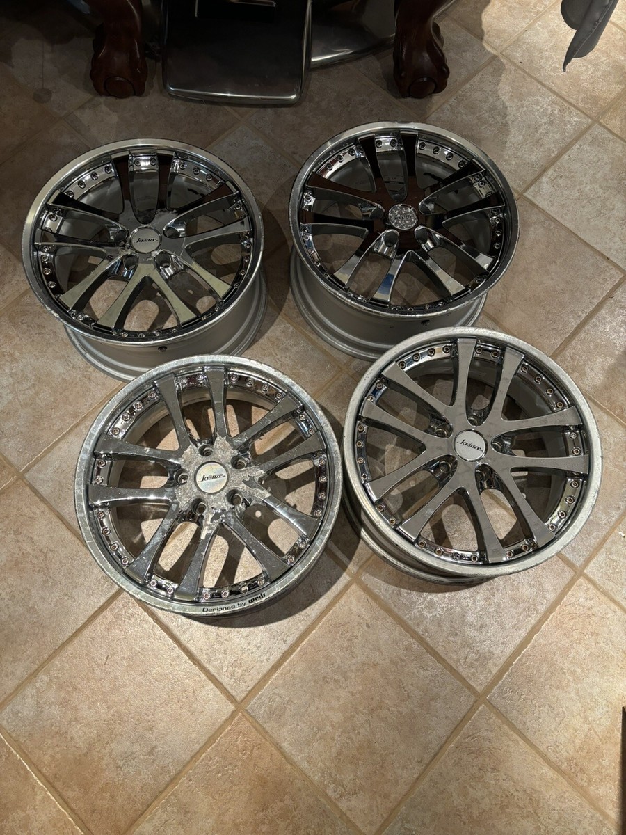 18” Weds Kranze LXZ - 18x7.5+44 and 18x8+41 - Rx7 Supra 180sx