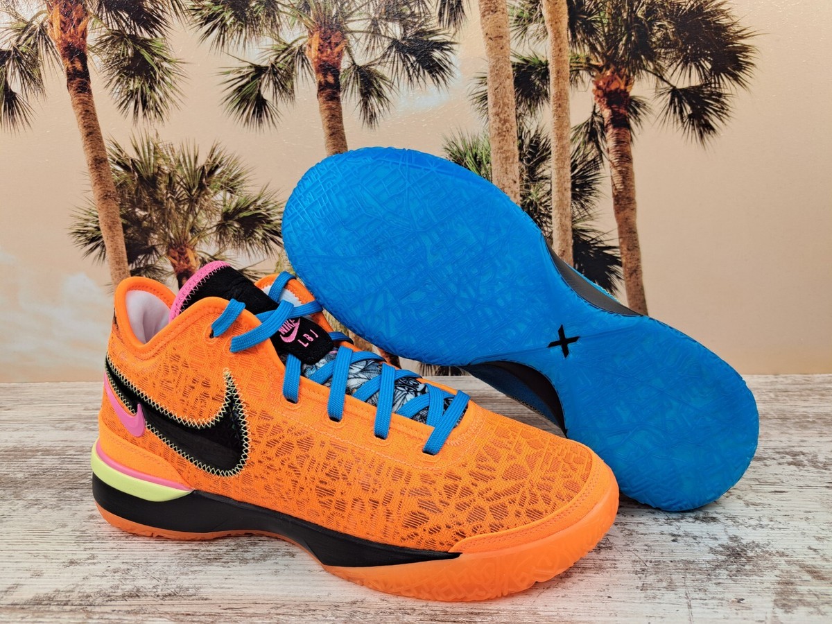 Nike Zoom Lebron NXXT Gen Blue Orange Basketball Shoes DR8784-900