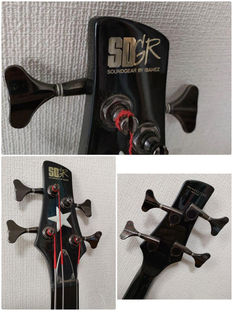IBANEZ 4-string electric bass SDGR Japan black strings Safe