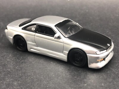 Jada Dub City 1998 '98 Nissan 240SX S-14 Car Silver Diecast 1/64