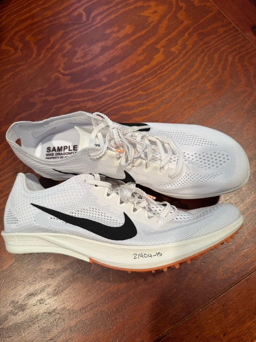 Size 7.5 - Nike ZoomX Dragonfly 2 Prototype Track Spikes White