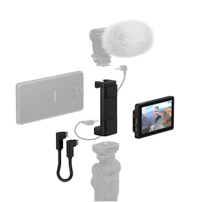 Sony Vlog Monitor with Mount and USB-C Cable for Xperia- XQZ-IV01