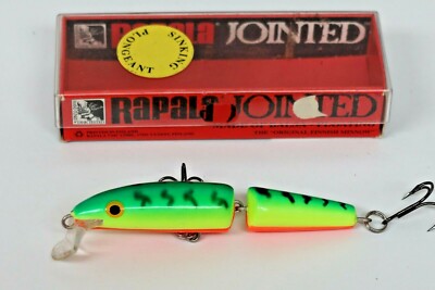 Rapala CDJ 9 Sinking Countdown Jointed FT Fire Tiger Rare! | eBay