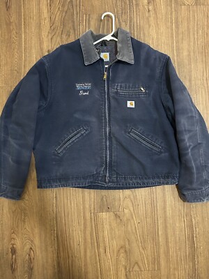 Vintage Carhartt Detroit Jacket Mens J97 PTL Size X Large Blanket