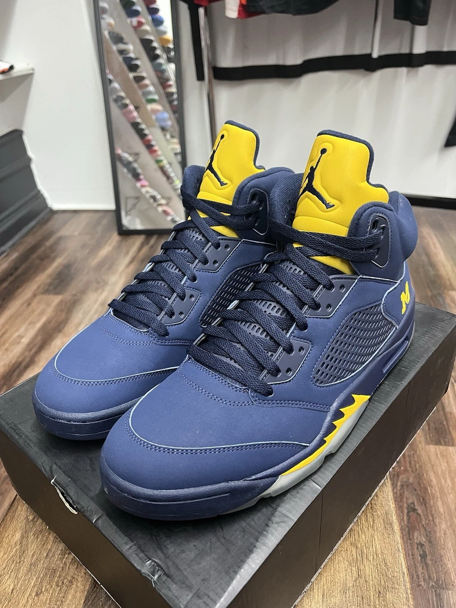 Jordan 5 Retro PE Michigan for Sale | Authenticity Guaranteed | eBay