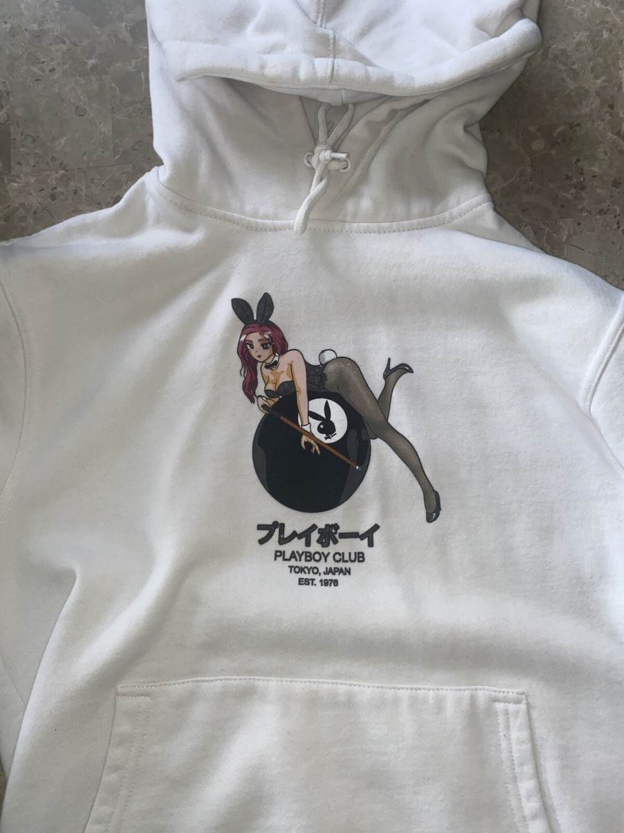 Play Boy Hoodie Tokyo Japan 8ball Size Small | eBay