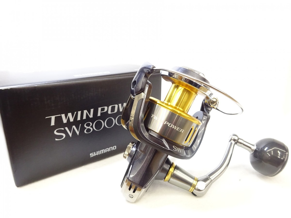 リール SHIMANO TWIN POWER SW8000HG 美品】SHIMANO ツインパワーSW
