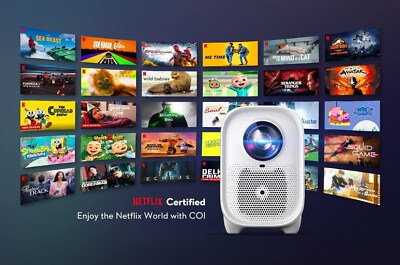 COI UNO 5 Netflix Certified 1080p Projector with Linux System