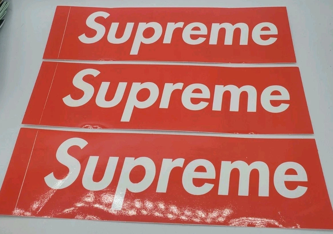 Supreme Box Logo Sticker for sale | eBay