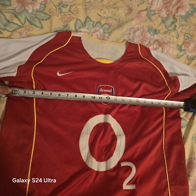 Vintage Nike Arsenal 02 Football Jersey Shirt Adult Large Red 2002