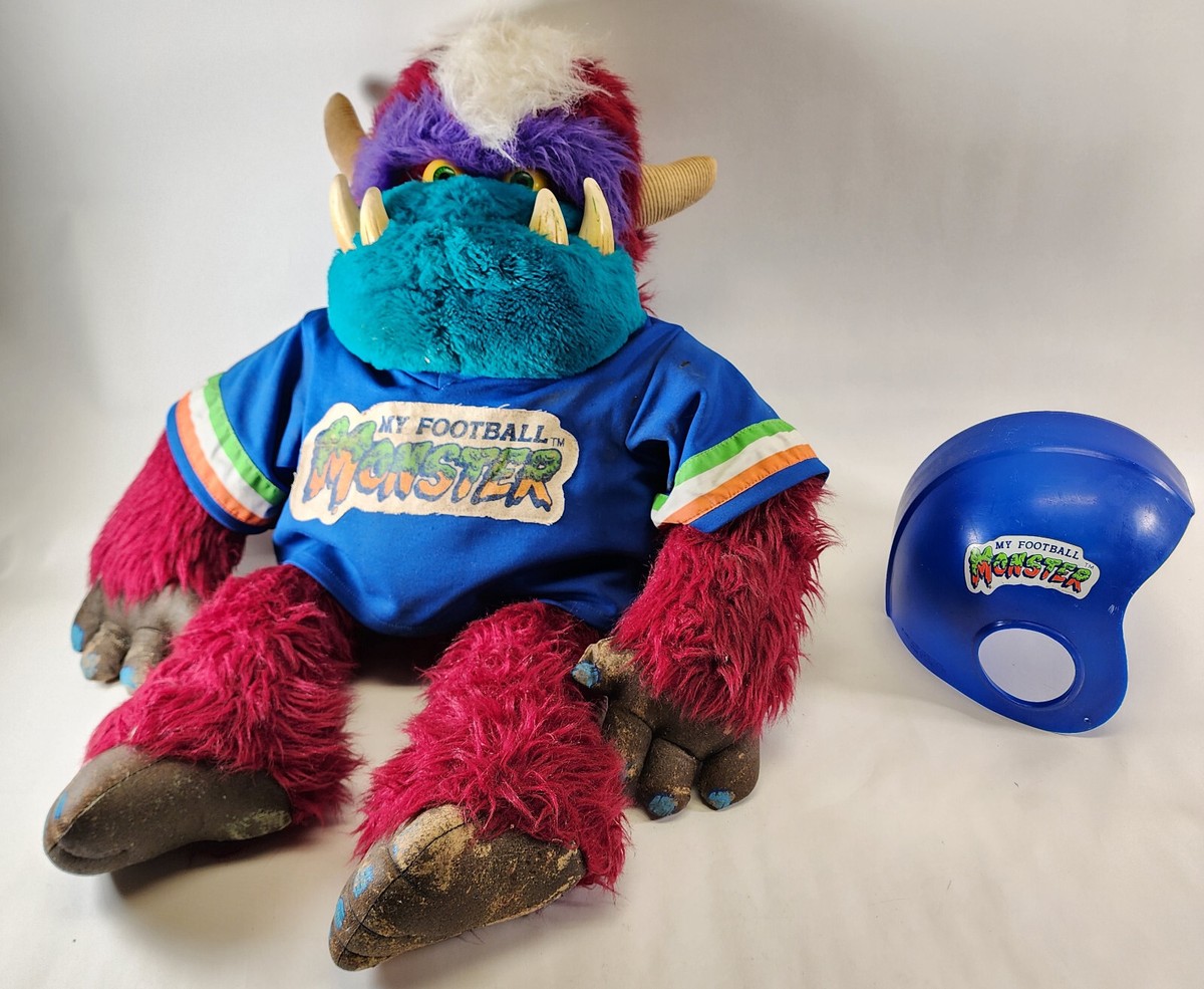 RARE Vintage 1986 My Football Pet Monster Amtoy With Shackles