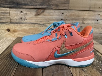 Nike Zoom Lebron Nxxt Gen Ampd Miami Mineral Blue-Wild Mango Sz 12